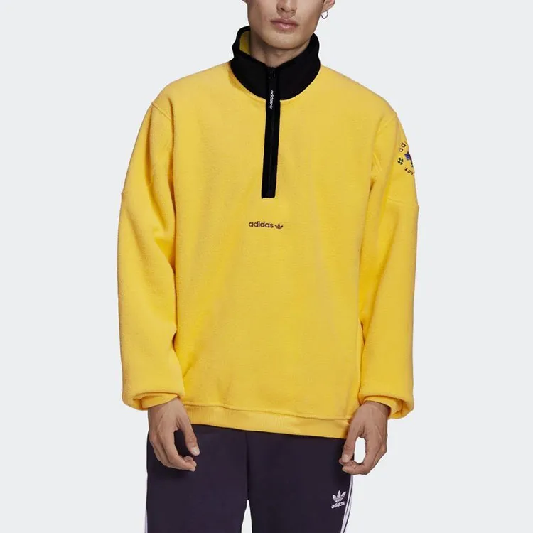 Adidas Originals ADV ARCHIVE HZ Sweatshirts Men Sunlight Yellow-2