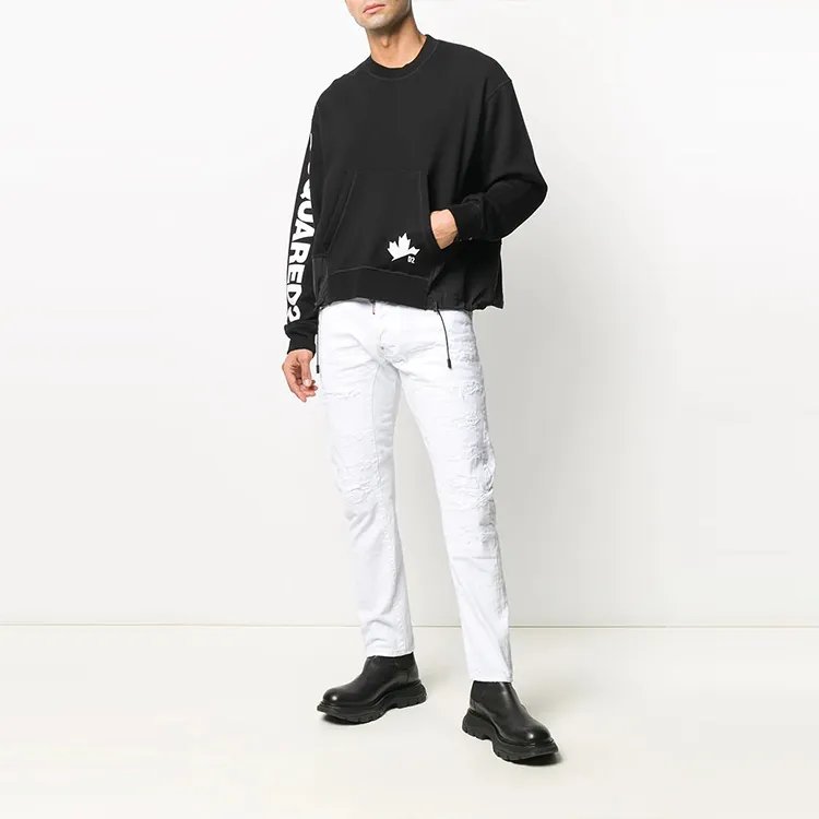 DSQUARED 2 Maple Leaf Logo print Sweatshirt-1
