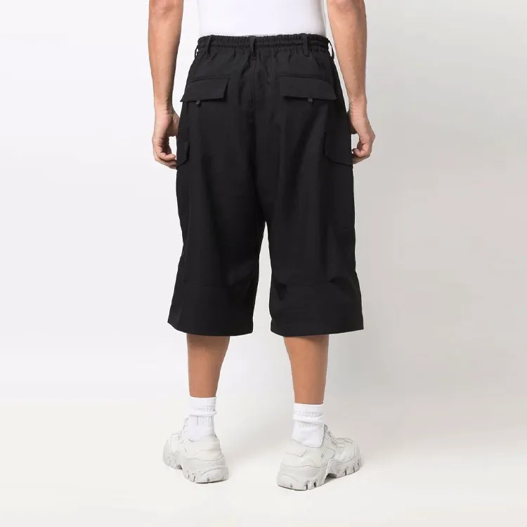 Y 3 Drawstring Cargo Shorts-2
