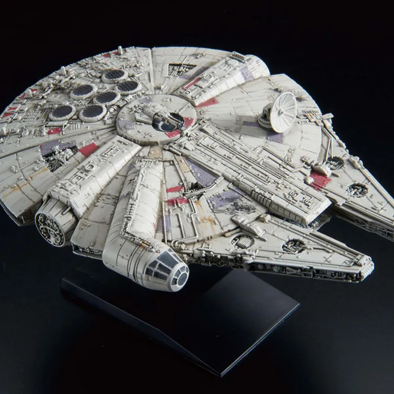 BANDAI Star Wars Characters Vehicle Model Star Wars Millennium Falcon Episode V The Empire Strikes Back Ver Model Kits-1