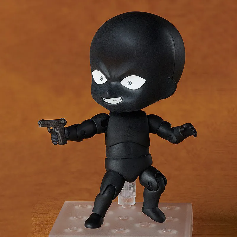 FREEing Men In Black Detective Conan Case Closed Suspect Chibi Figures 10cm-1