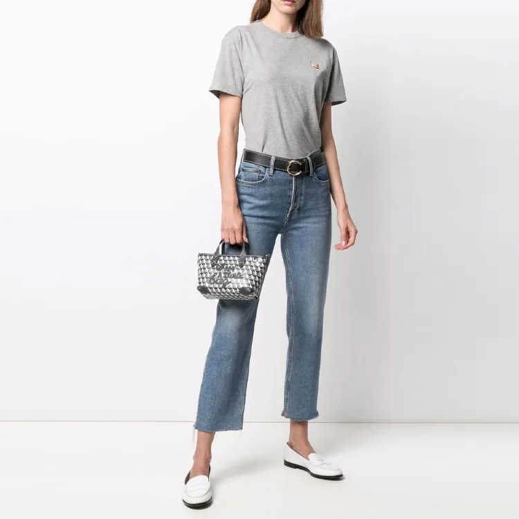 Maison Kitsune T Shirts Women's Gray-2