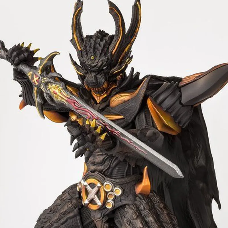 BANDAI Kamen Rider Character Bandai Soul Limited Edition Shf True Bone Gothic Knight Figure 16cm Action Figures-1