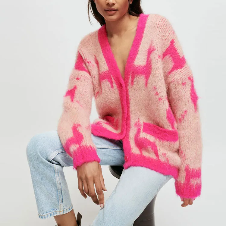Maje Sweaters Women's Pink-2