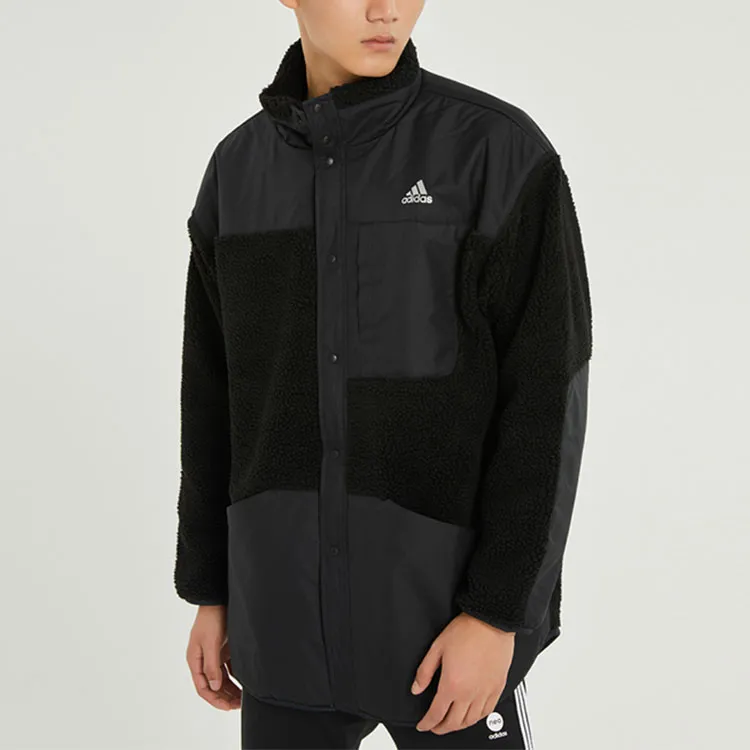Adidas Velvet Jackets Men Black-1