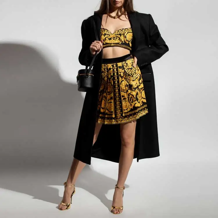 VERSACE Baroque print Top-2