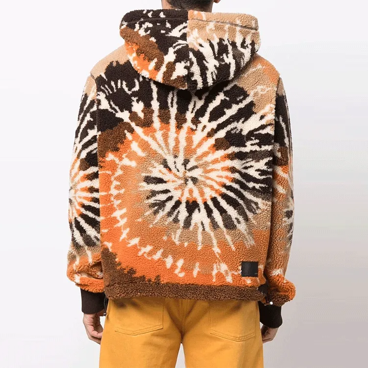 AMIRI Tie Dye Polar Fleece Hoodie-1