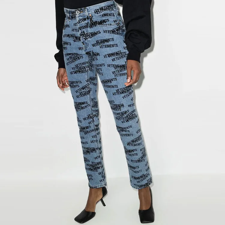 Vetements Jeans Women's Blue-1