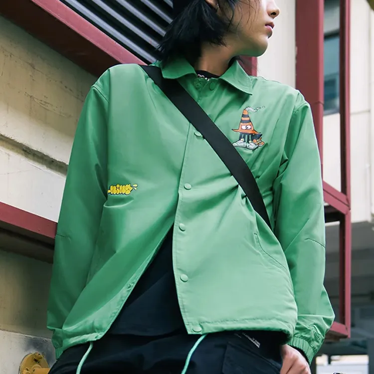 LiNing Skateboard Jacket Men's Green-2
