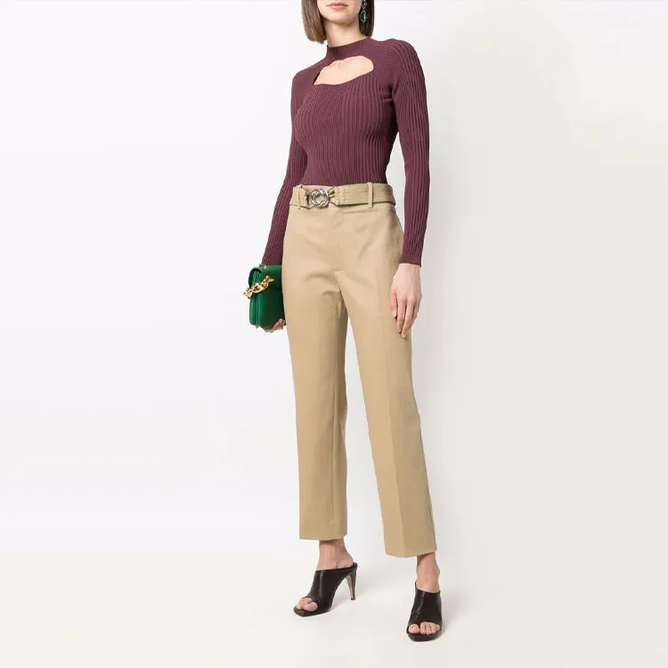 Bottega Veneta Casual Pants Women's Camel-1