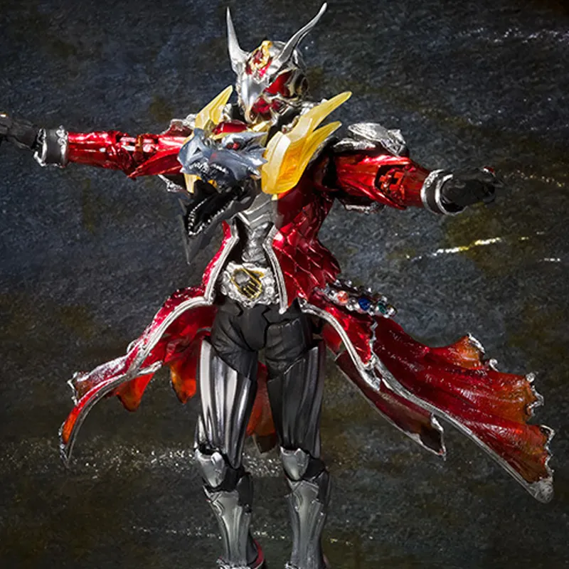 BANDAI SIC Fire Dragon Form Full Dragon Form Kamen Rider Wizard Action Figures 20cm-2