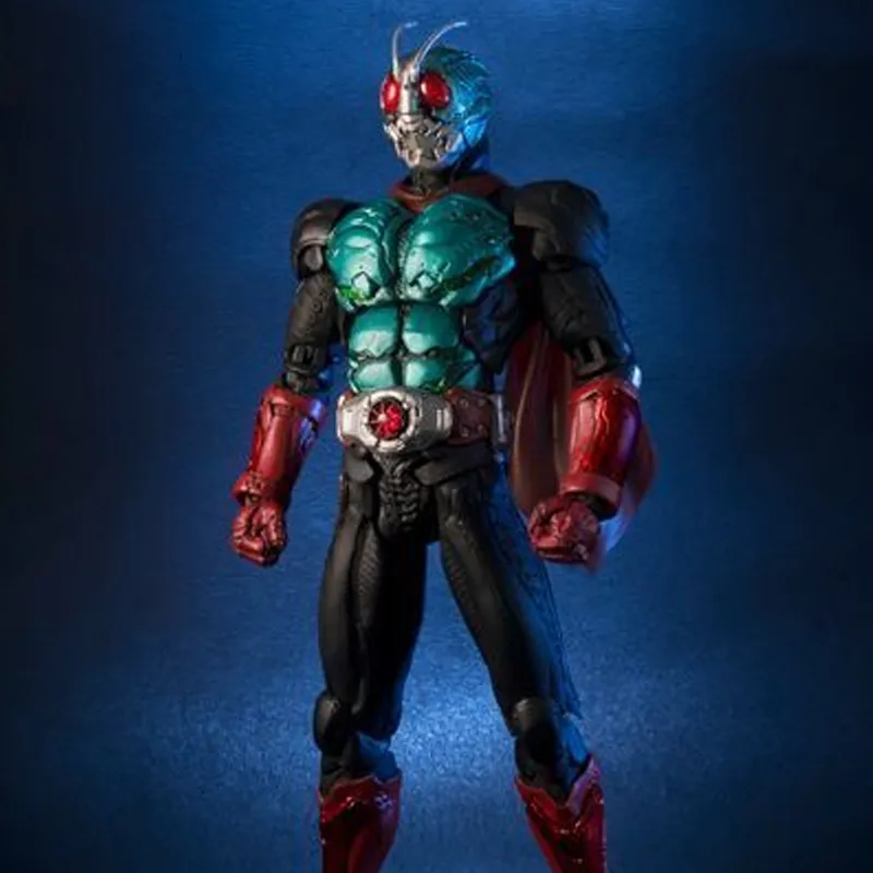 BANDAI Kamen Rider 2 Bandai Toei Limited Edition Sic Kamen Rider Kamen Rider New Size 2 Action Figures 19cm-1