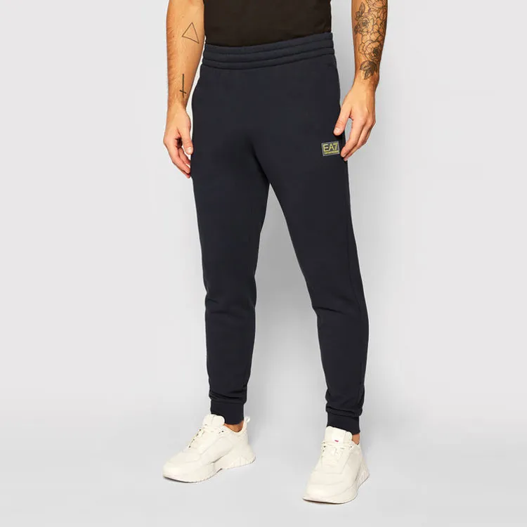EMPORIO ARMANI Knitted Sweatpants Men Night Blue-1