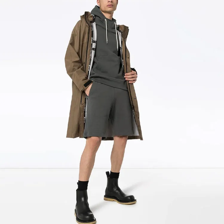 John Elliott Shorts Men's Gray Green-1