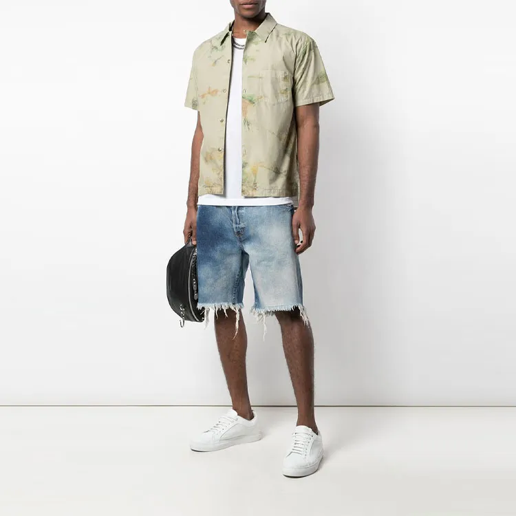 John Elliott Fitted Shorts Men's Blue-2