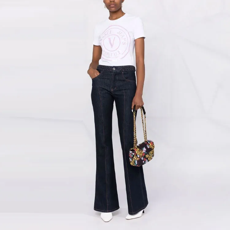 VERSACE JEANS COUTURE SS22 T Shirt Women's White-1