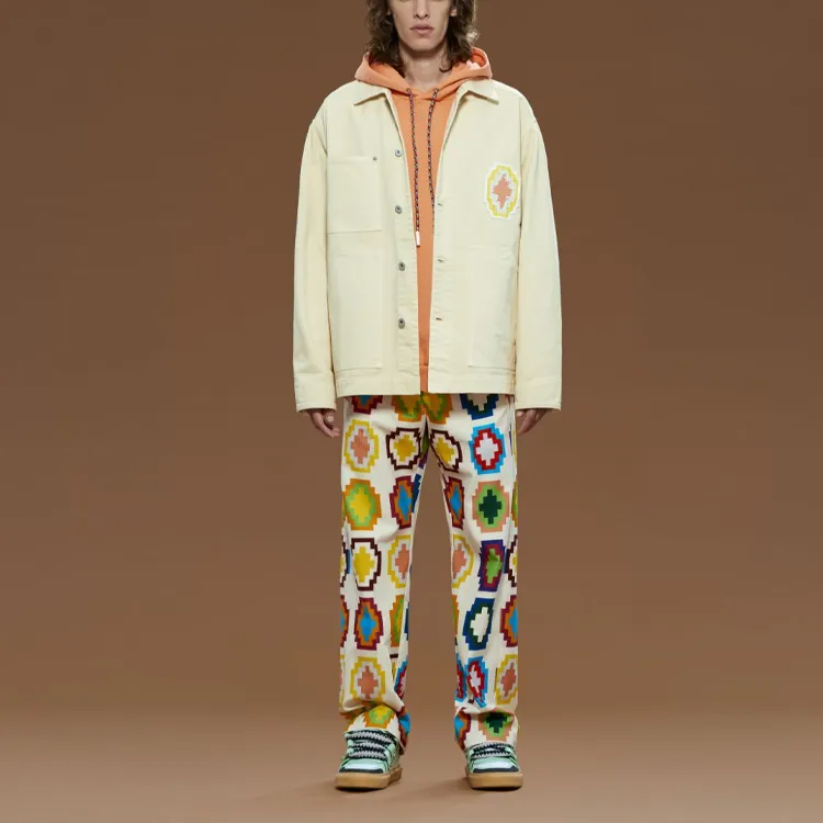 Marcelo Burlon Jackets Men Light Umber-2