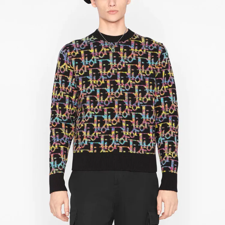 DIOR Quarterly New Products Sweaters Men Black-4