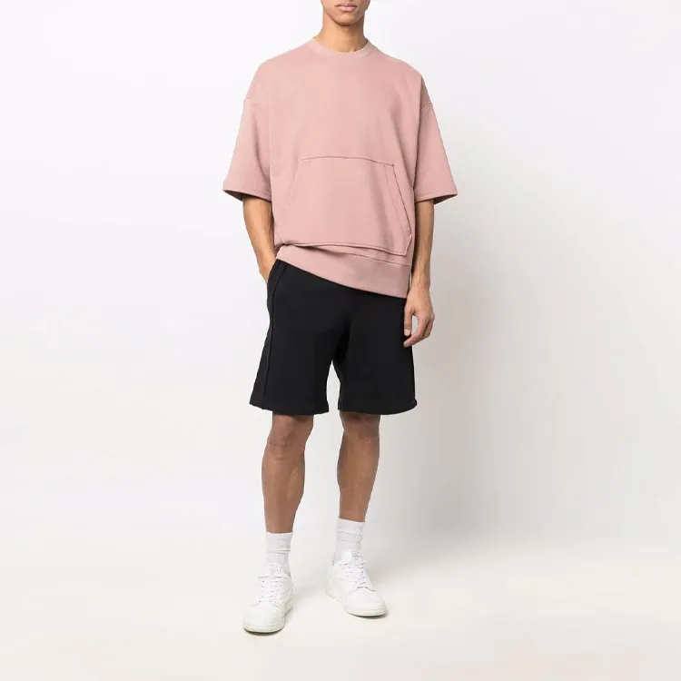 Zzegna High Waist Track Shorts-1