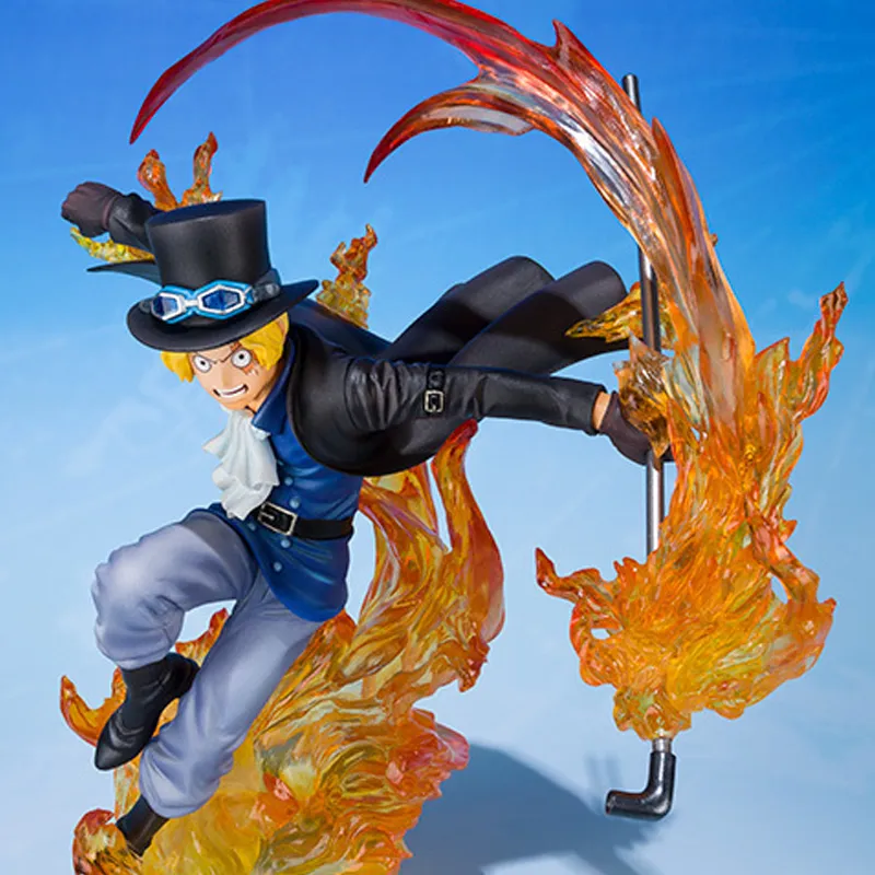 BANDAI Sabo Bandai Figurarts Zero One Piece Haki Scale Figures 19cm-1