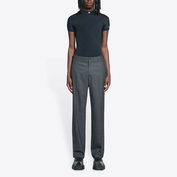 Balenciaga Casual Pants Men Gray-2