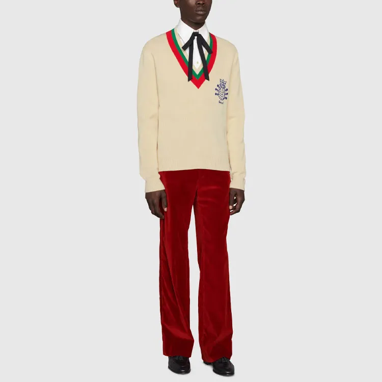 GUCCI Sweaters Men Beige Yellow-1