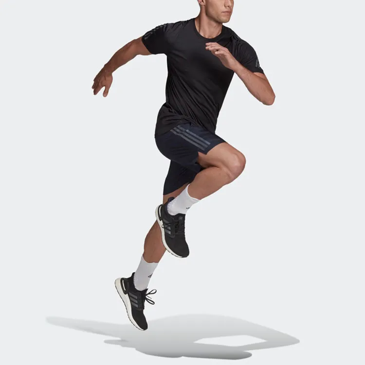 Adidas Set-in Sleeve T-Shirt Men's Black-3