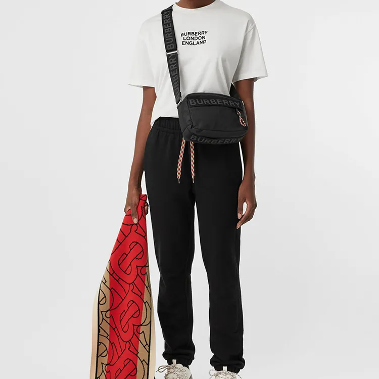 Burberry Econyl Logo Crossbody Black-5