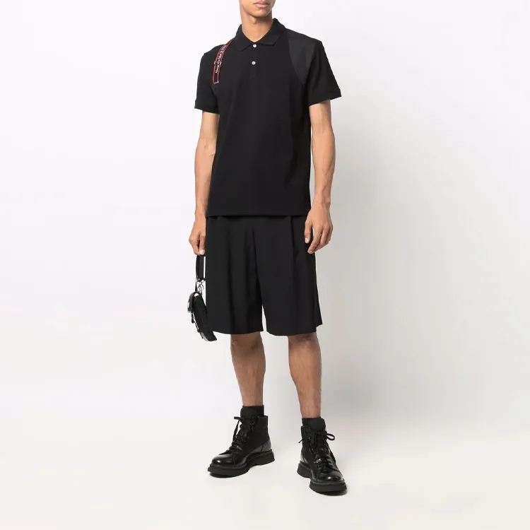 Alexander McQueen SS22 Polo Shirt Men's Black-2