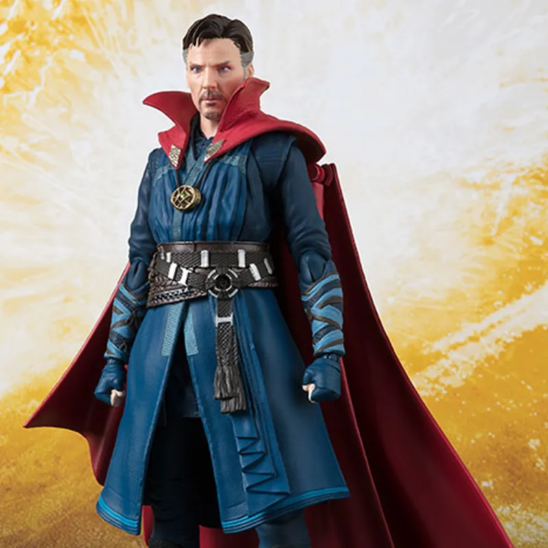 BANDAI S.H.Figuarts Doctor Strange And Burning Flame Set Action Figure Navy-1