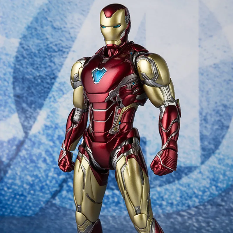BANDAI Iron Man American Collection Shf Movie Avengers 4 Mk85 Action Figures-1