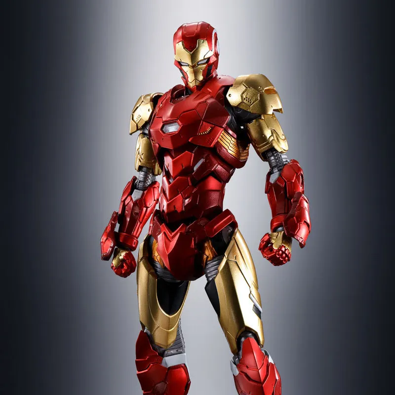 BANDAI Iron Man American Collection Shf Tech on Avengers Action Figures-1