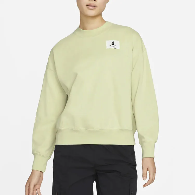 Jordan Sweatshirt Women's Light Olive Green Gray-3
