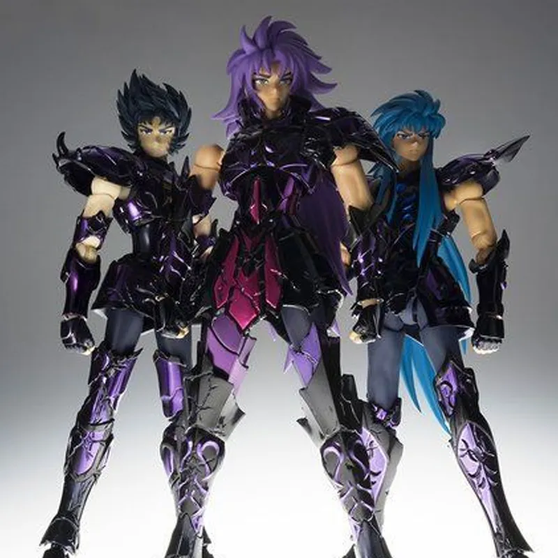 BANDAI Saint Seiya Main Characters Saint Cloth Myth EX Armor Capricorn Gemini Aquarius Destroyed Set Action Figures-1