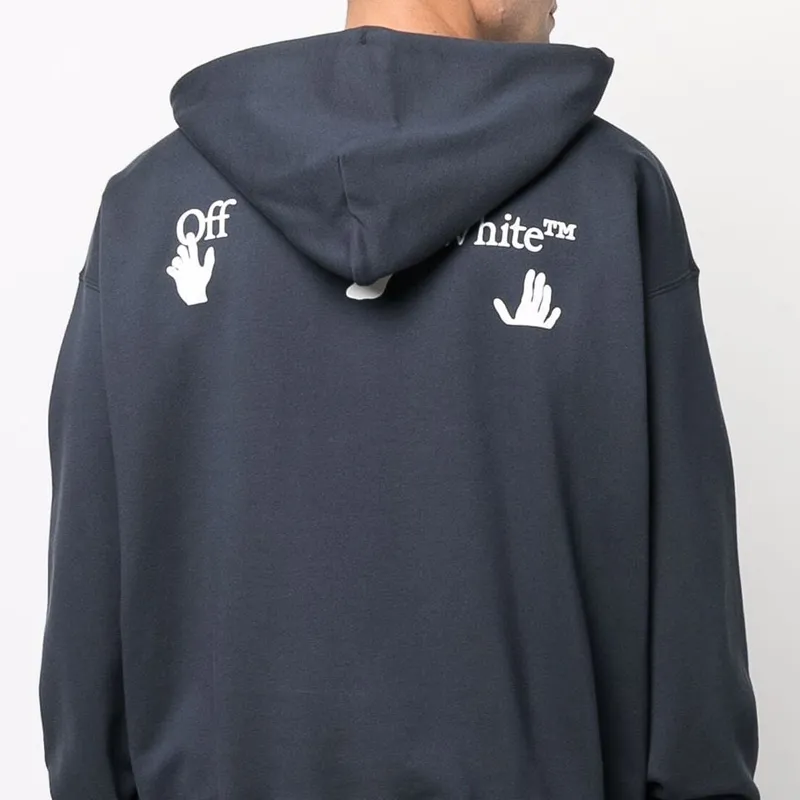 OFF WHITE 'Outfit Came From Italy' Print Hoodie-3