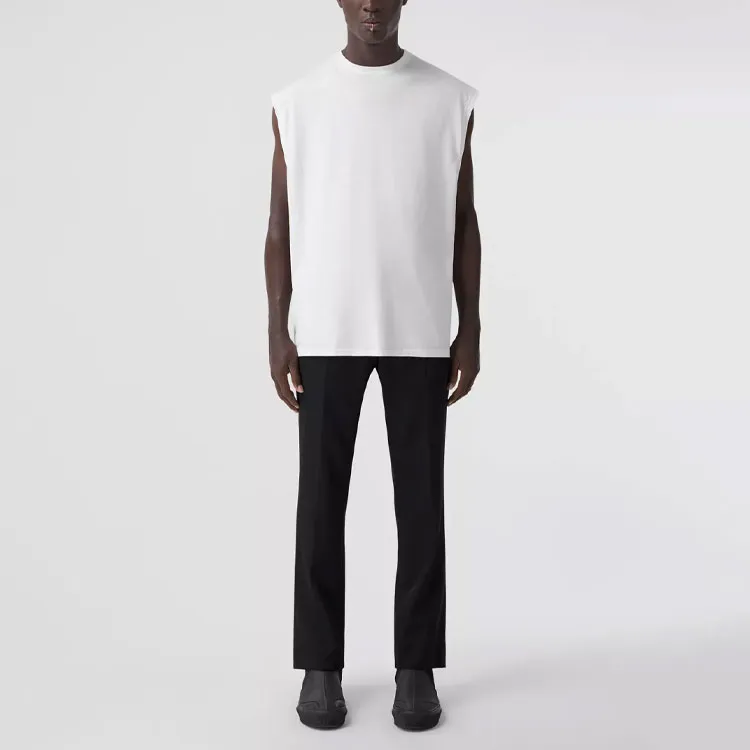 Burberry Sleeveless Cotton Oversized Top-1