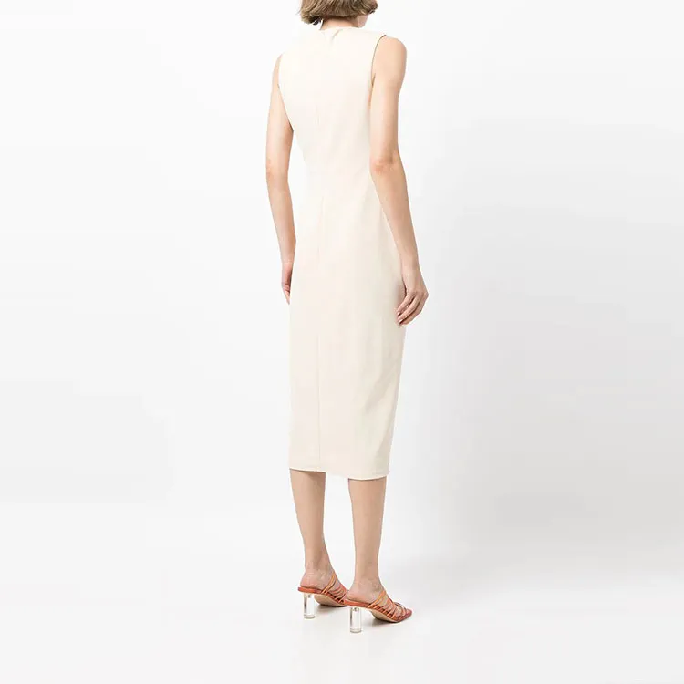 ACLER Sleeveless Dresses Women's White-1