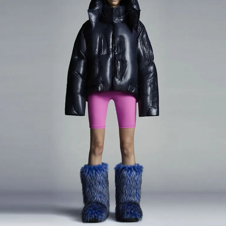 Moncler Women'ss Klolk Short Down Jacket Night Blue-1
