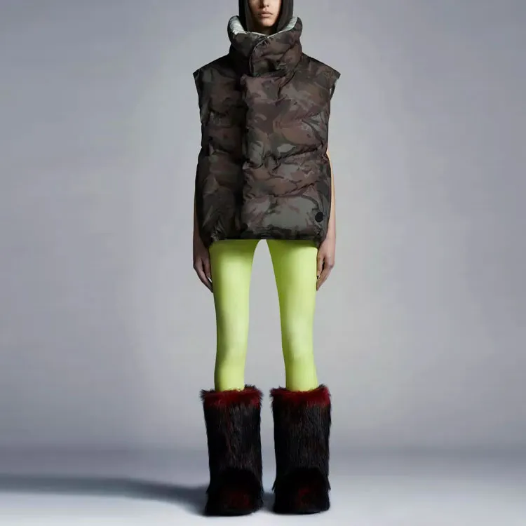 MONCLER GENIUS X Dingyun Zhang Zedena Vest Camouflage Print-1