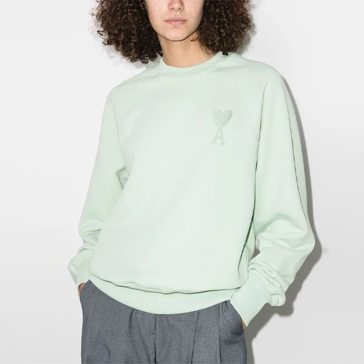 AMIPARIS De Coeur Sweatshirt 'Aqua'-2