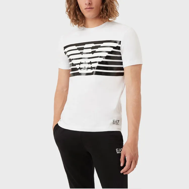 EMPORIO ARMANI EA7 SS22 Regular T-Shirt Men's White-2