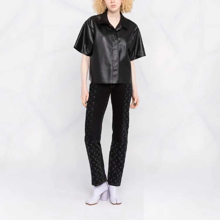 MM6 Maison Margiela Shirts Women's Black-1