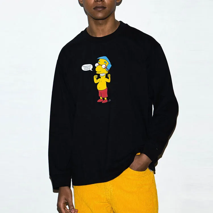 Levi's x THE SIMPSONS Sweatshirt Men's Black-1
