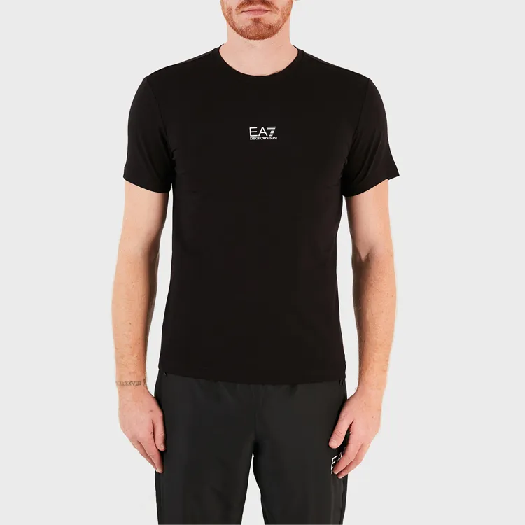 EMPORIO ARMANI EA7 SS22 T Shirt Men's Black-2