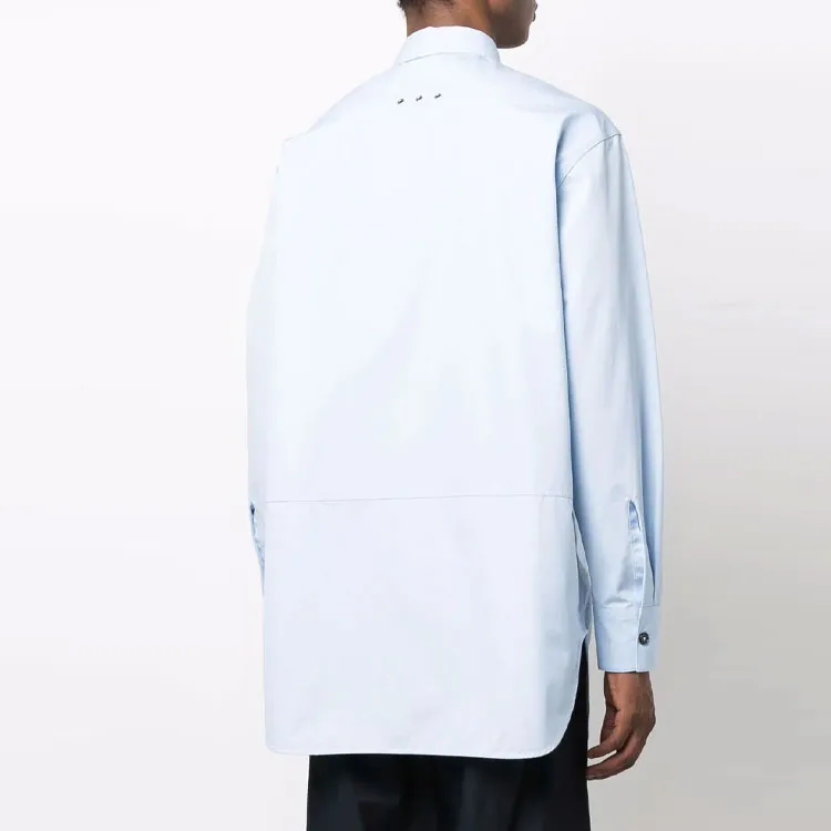 JIL SANDER Shirts Men Blue-2