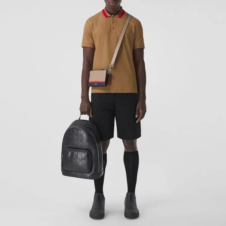 Burberry Logo Detail Cotton Piqué Polo Shirt-2