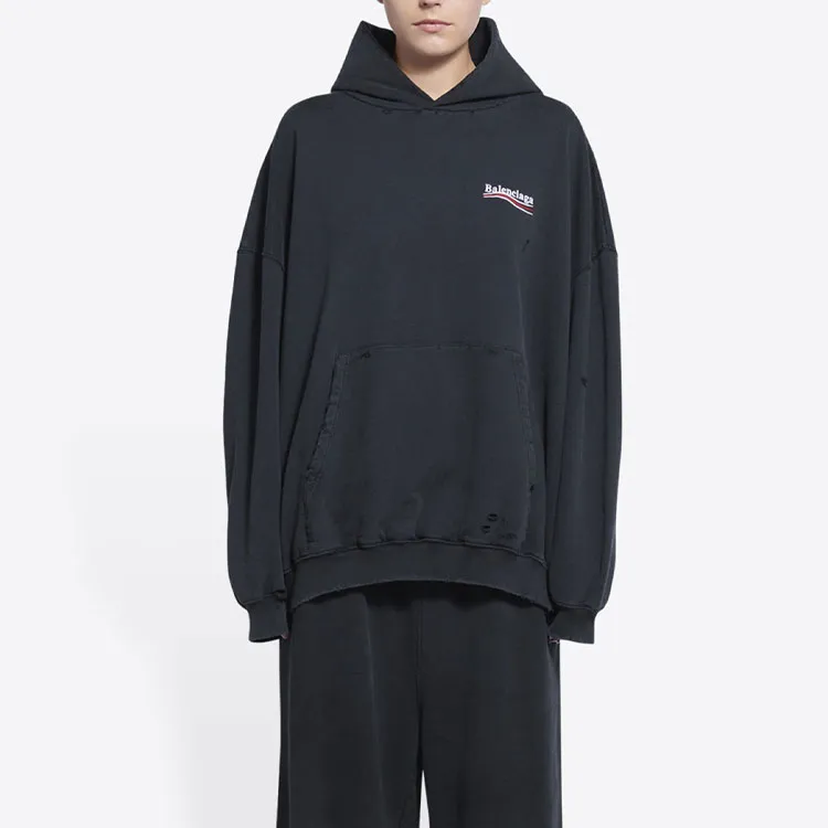 Balenciaga SS22 Sweatshirt Women's Black-2