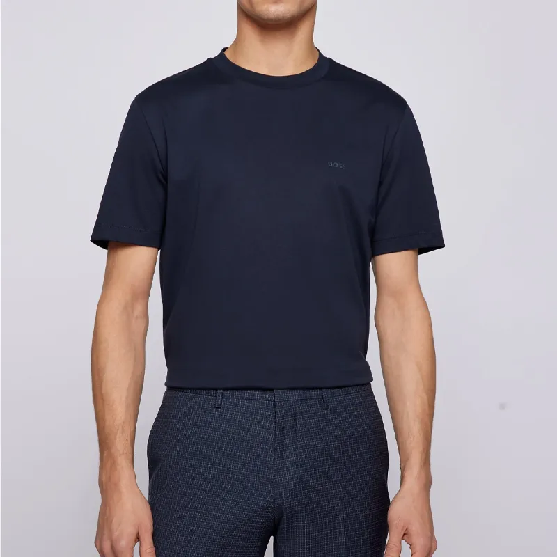 HUGO BOSS Logo print Cotton T shirt-1