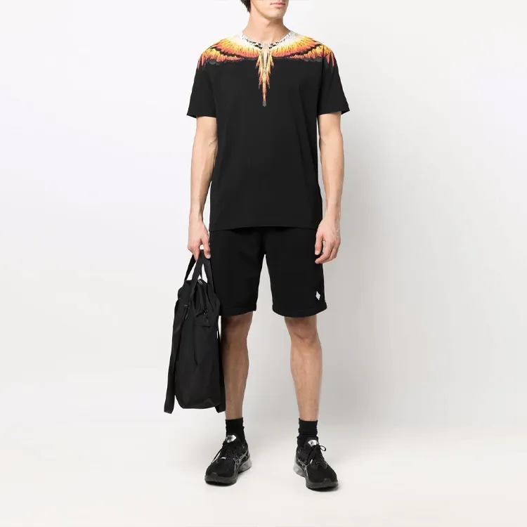 Marcelo Burlon Crewneck Short Sleeved T Shirt-1