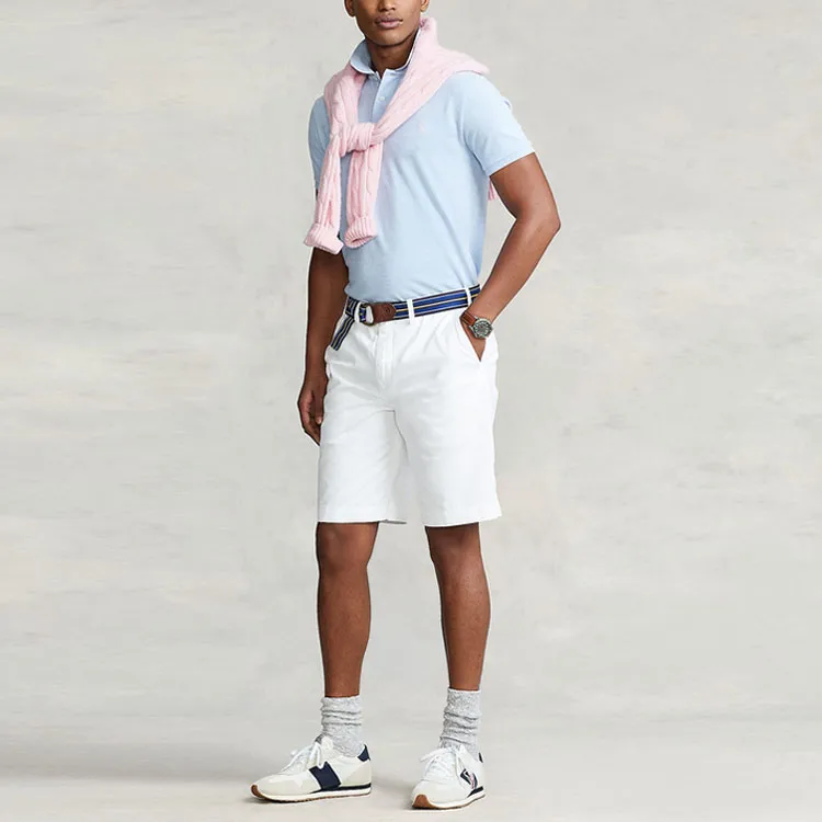 Polo Ralph Lauren SS22 Polo Shirt Men's Light Blue-1